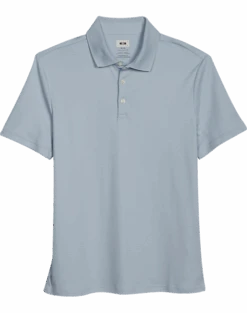 Joseph Abboud Modern Fit Luxe Cotton Polo, Light Blue