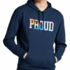 The Phluid Project Classic Fit Proud Graphic Hoodie, White