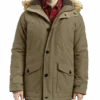 Rainforest Classic Fit Hooded Parka, Brown