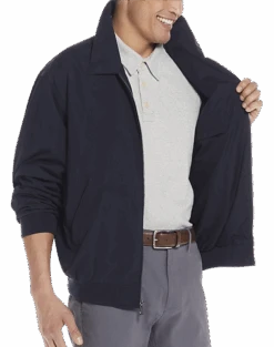 Weatherproof Modern Fit Golf Jacket, Navy -Gentleman’s Outlet Store MW40 71FJ 01 AWEARNESS KENNETH COLE NAVY SOLID ALT2 2