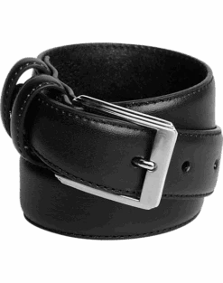 Men's Wearhouse Boys Black Leather Belt