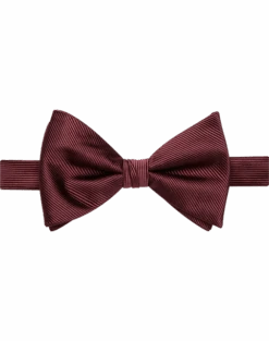 Calvin Klein Pre-Tied Bow Tie, Wine