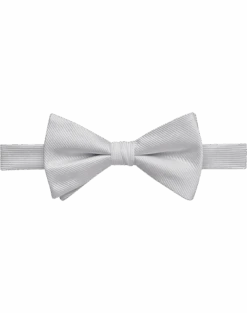 Calvin Klein Pre-Tied Bow Tie, White