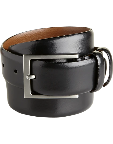 Joseph Abboud Double-Loop Dress Belt, Brown 1 Joseph Abboud Double-Loop Dress Belt, Brown