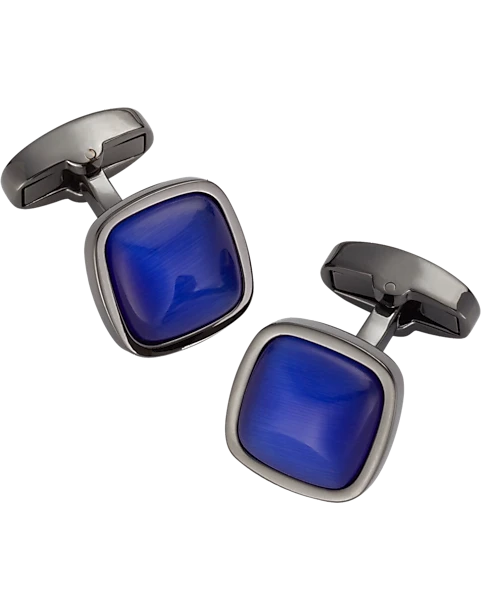 Joseph Abboud Catseye Stone Cufflinks, Blue 1 Joseph Abboud Catseye Stone Cufflinks, Blue