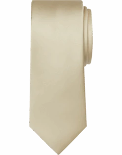 Egara Skinny Tie, Ivory