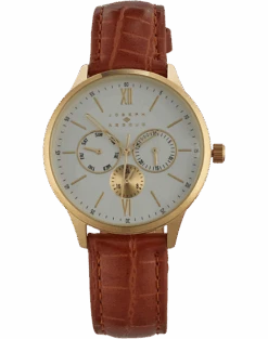 Joseph Abboud Watch, Gold & Brown