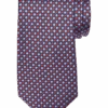 Pronto Uomo Narrow Silk Tie, Rust Diamonds