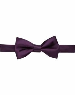 Egara Pre-Tied Formal Bow Tie, Dark Plum