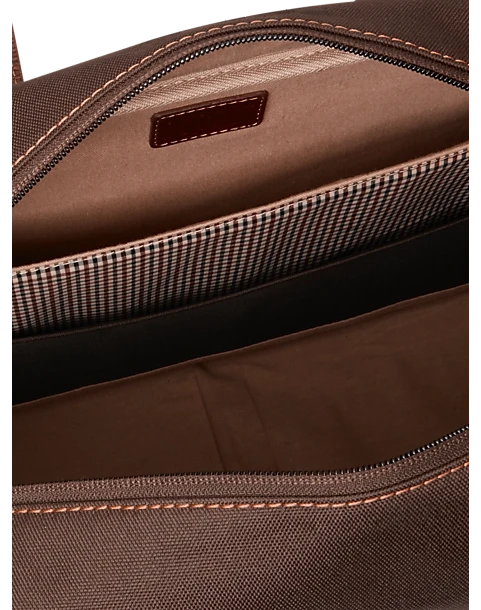 Joseph Abboud Leather & Nylon Duffel Bag, Brown 2 Joseph Abboud Leather & Nylon Duffel Bag, Brown - Image 2