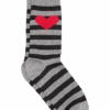 Egara Socks, Stripes And Heart