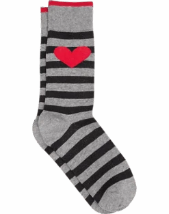 Egara Socks, Stripes And Heart