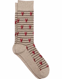 Jos. A. Bank Socks, Taupe Lobsters