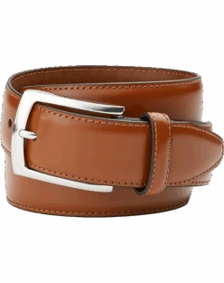 Johnston & Murphy Feather Edge Belt, Tan