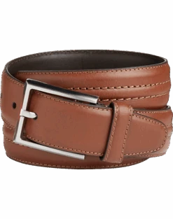 Florsheim Surge Leather Belt, Cognac