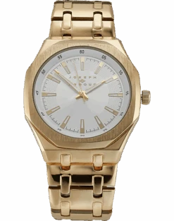 Joseph Abboud Watch, Gold And White