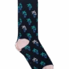 Egara Socks, Black Palm Trees
