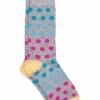 Egara Socks, Gray Dots