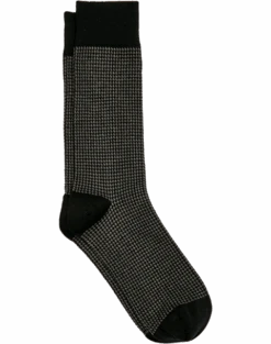 Egara Socks, Black Houndstooth