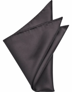 Egara Pocket Square, Charcoal
