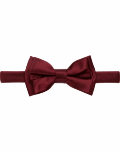 Egara Boys Bow Tie, Burgundy