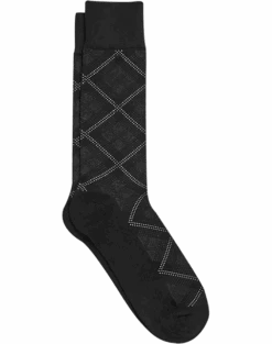 Egara Socks, Black Argyle