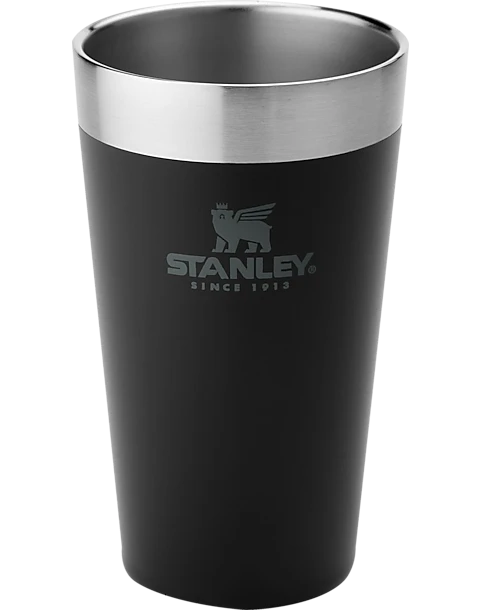 Stanley Adventure Stacking Beer Pint, Black 16 Oz. 1 Stanley Adventure Stacking Beer Pint, Black 16 Oz.