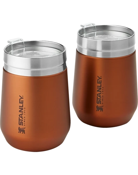 Stanley Go Everyday Wine Tumbler 2-Pack, Maple 10 Oz. 1 Stanley Go Everyday Wine Tumbler 2-Pack, Maple 10 Oz.