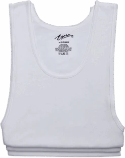 Egara Slim Fit Tank Top, 3-Pack, White