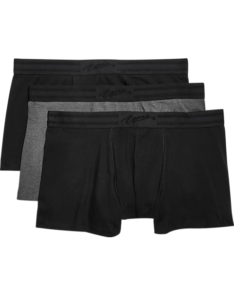 Egara Trunks, 3-Pack, Black & Gray 1 Egara Trunks, 3-Pack, Black & Gray