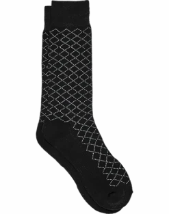 Joseph Abboud Socks, Black Riley Check