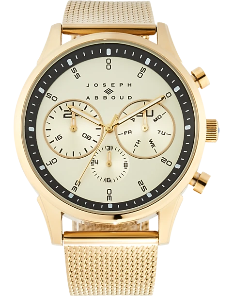 Joseph Abboud Watch, Gold & Black 1 Joseph Abboud Watch, Gold & Black
