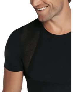 Leo By Leonisa Moderate Compression Shaper Shirt, White 7 Leo By Leonisa Moderate Compression Shaper Shirt, White -Gentleman’s Outlet Store MW40 8YFV 02 LEO USA BLACK ALT3