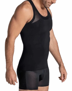 Leo By Leonisa Seamless Compression Tank, Black