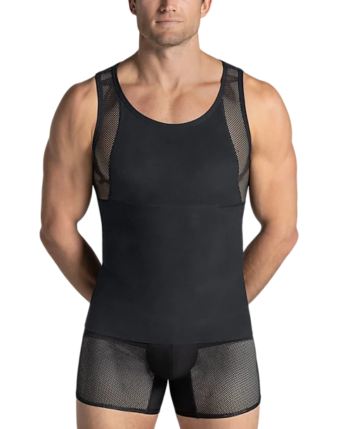 Leo By Leonisa Firm Compression Shaper Tank, Black 1 Leo By Leonisa Firm Compression Shaper Tank, Black