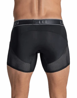 Leo By Leonisa Mesh Boxer Briefs, Black 7 Leo By Leonisa Mesh Boxer Briefs, Black -Gentleman’s Outlet Store MW40 8YG8 02 LEO USA BLACK ALT3 1