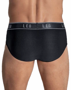 Leo By Leonisa Ultra-Light Briefs, White -Gentleman’s Outlet Store MW40 8YG9 02 LEO USA BLACK ALT3