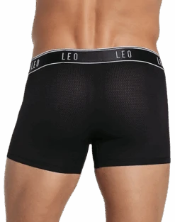 Leo By Leonisa Ultra-Light Trunks, Blue -Gentleman’s Outlet Store MW40 8YGA 02 LEO USA BLACK ALT2 1