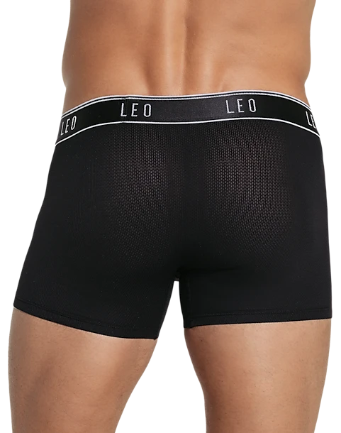 Leo By Leonisa Ultra-Light Trunks, Black 3 Leo By Leonisa Ultra-Light Trunks, Black - Image 3