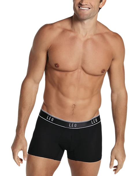 Leo By Leonisa Ultra-Light Trunks, Black 1 Leo By Leonisa Ultra-Light Trunks, Black