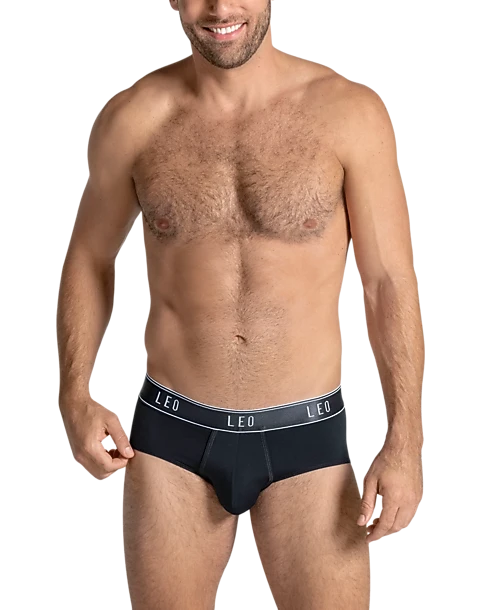 Leo By Leonisa Microfiber Briefs, Black 1 Leo By Leonisa Microfiber Briefs, Black